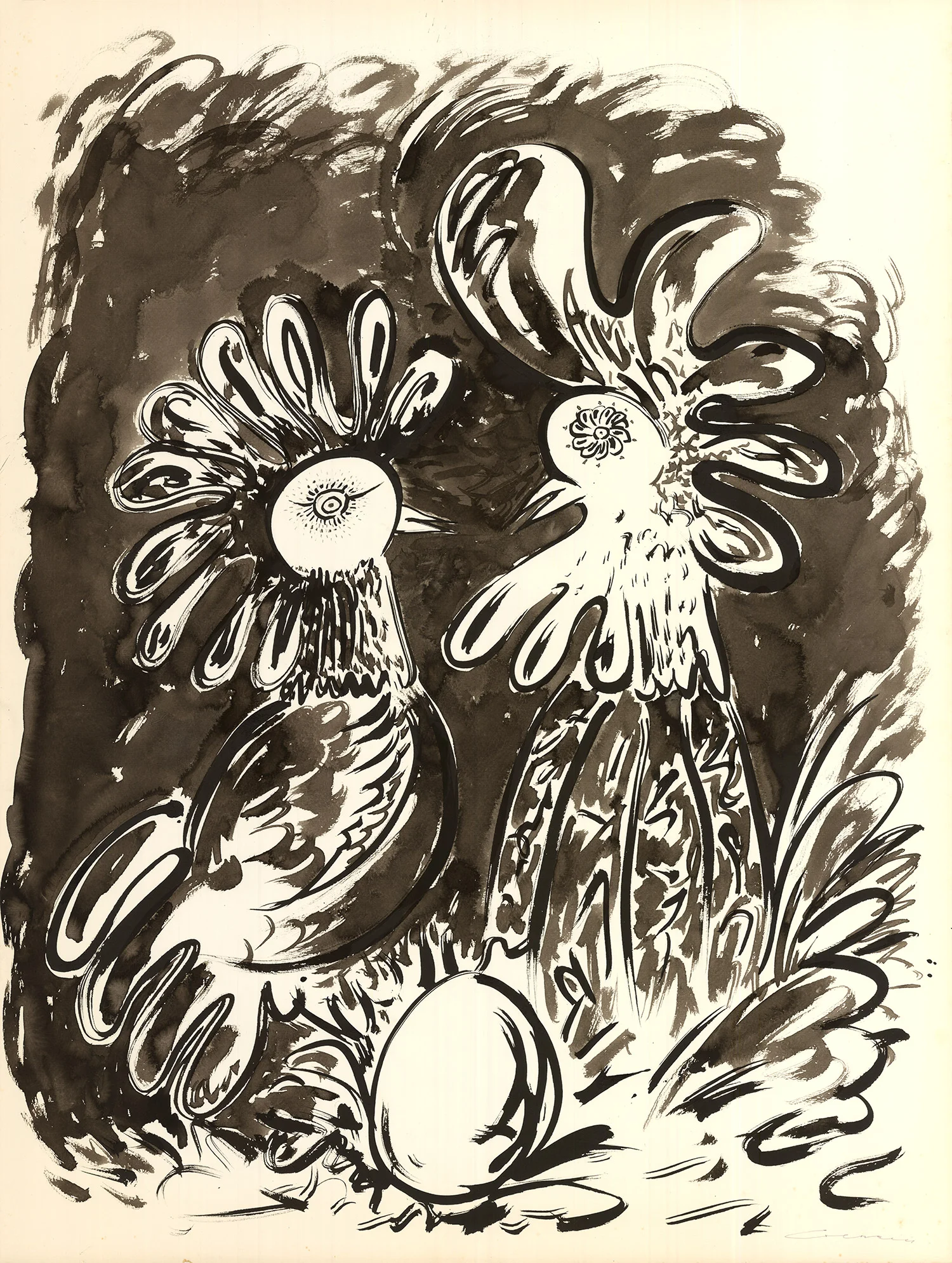 Family Nest. Gazes That Caught Love