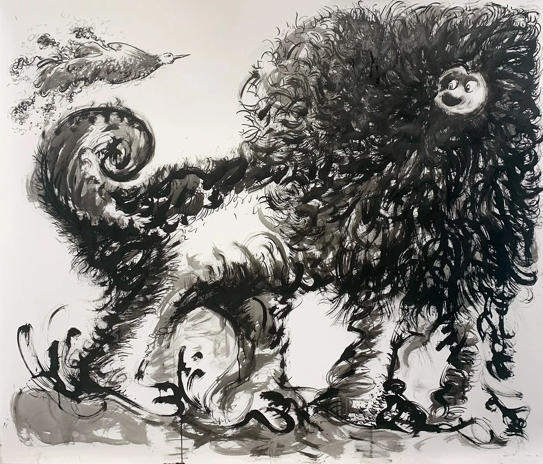 Cat Lion And Paradise Bird 1