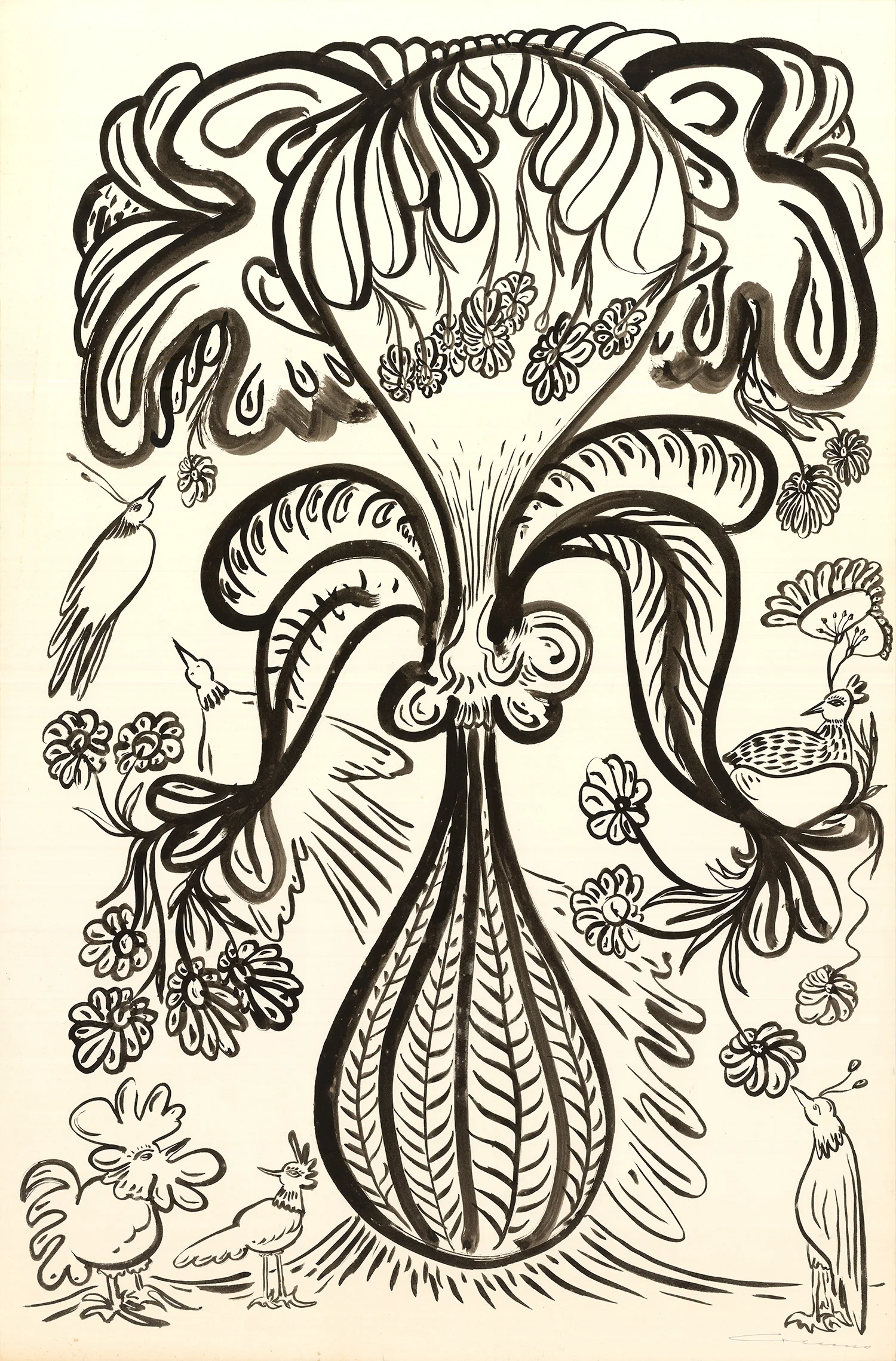 Paradise Birds Rejoicing in the Branches of the Fragrant Crown-Bearer1